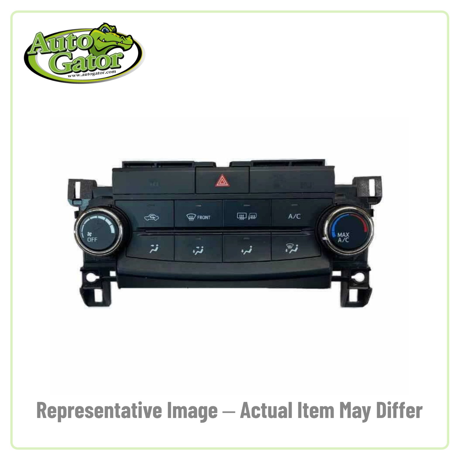 Climate Control AC Heater -- representative image
