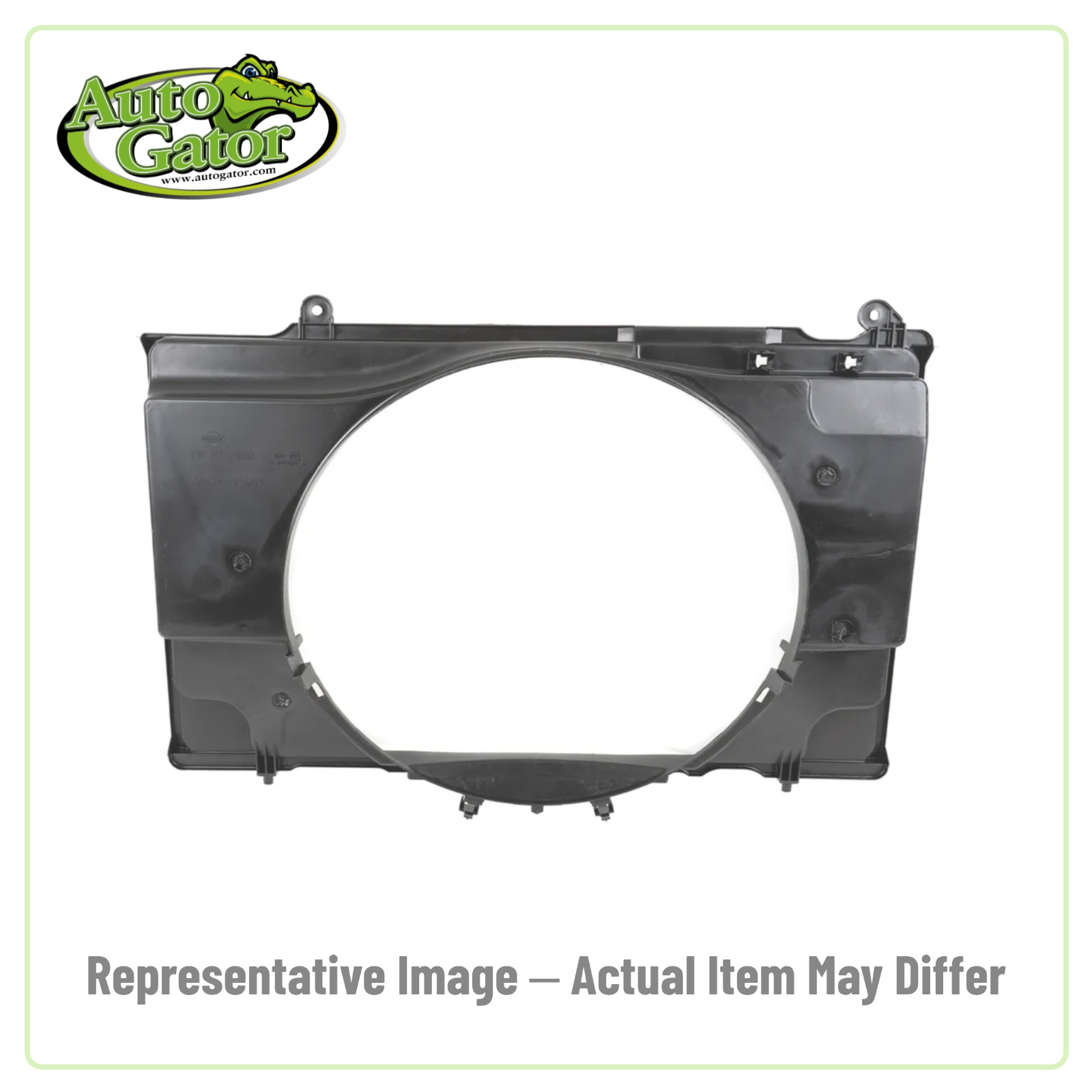 Radiator Shroud -- representative image