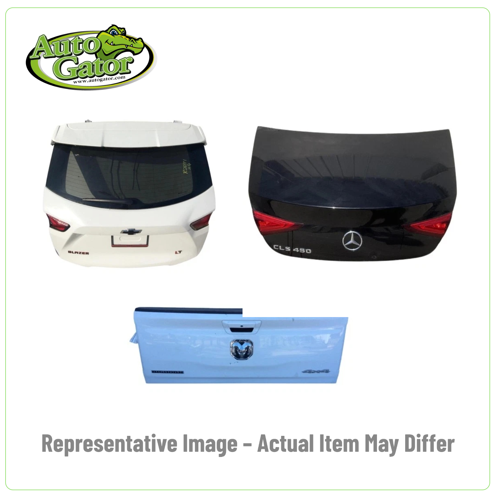Decklid  Tailgate Hatch -- representative image